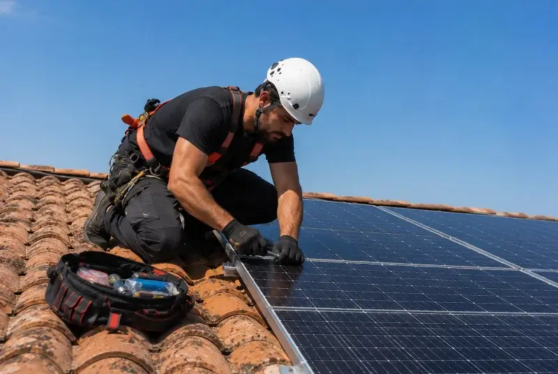 Maintenance et monitoring de panneaux solaires à Auchay-sur-Vendée